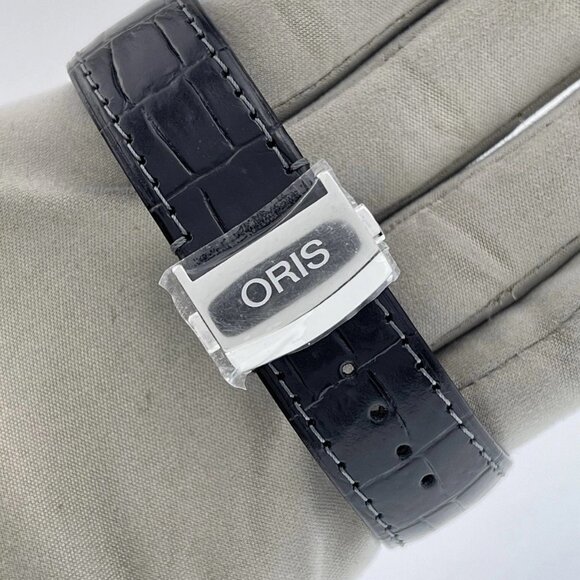 Oris Artelier Pointer Stainless Steel Black Dial 44mm Automatic Mens Watch 7666 - Picture 6 of 8